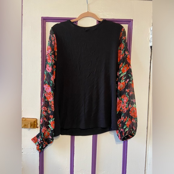 NWT Generation Love Noelle Rose Bush Balloon Sleeve Top - XL - Picture 4 of 4